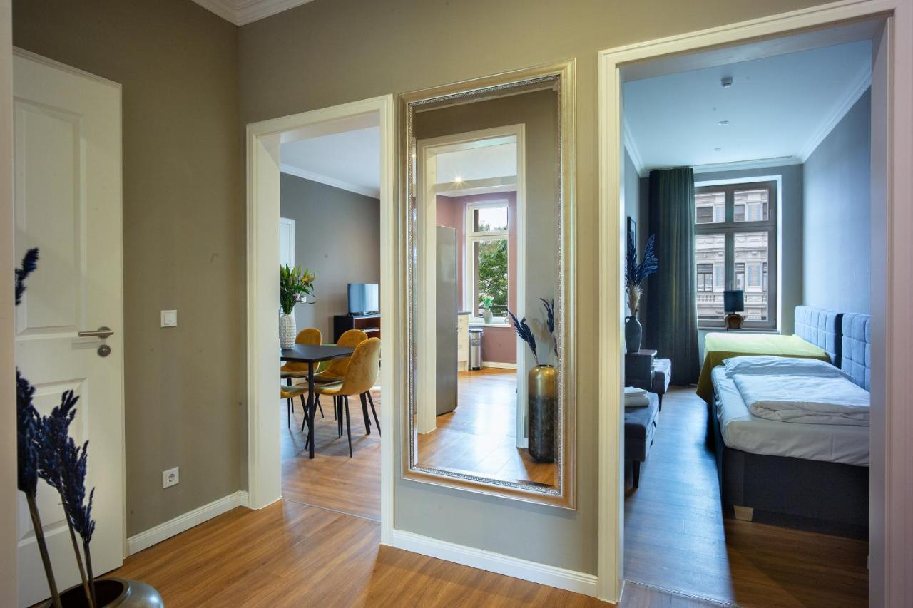 Leipzig-Suites No.12 4 Zimmer Apartment Und Balkon Экстерьер фото